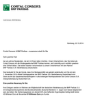 Anschreiben BNP Paribas