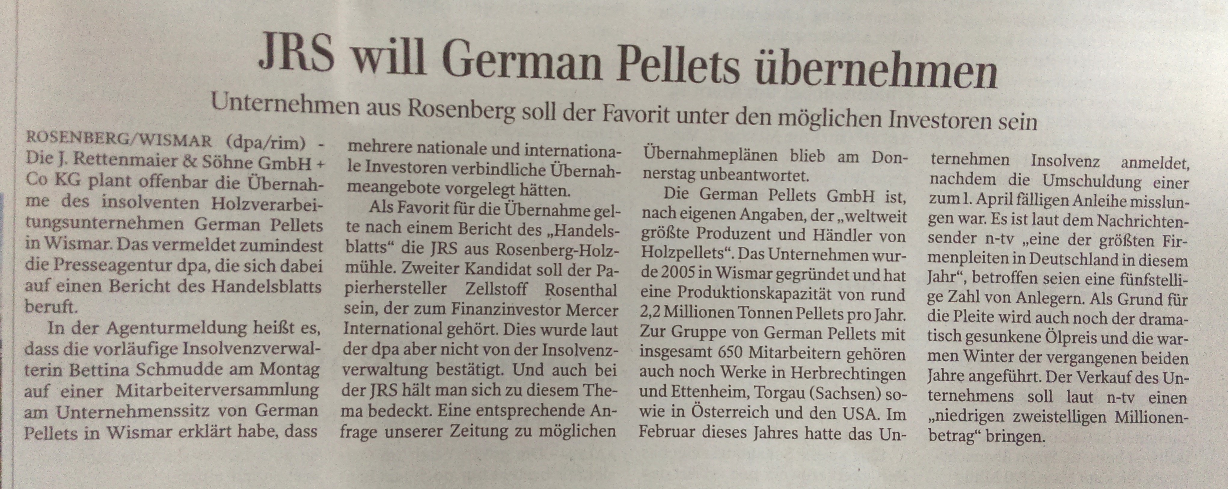 JRS - German Pellets